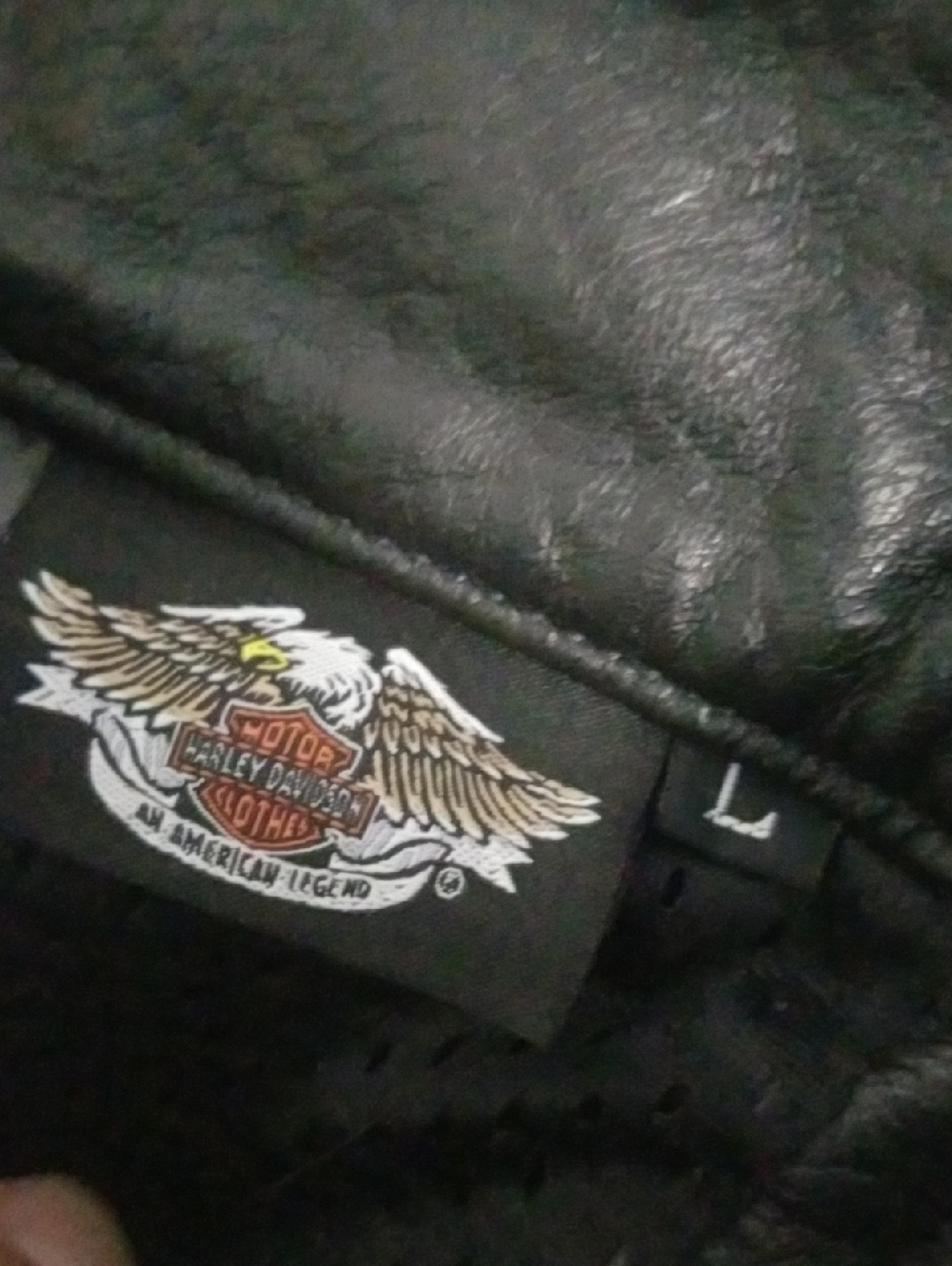 Harley Davidson Genuine Leather Chaps Women’s Large Black With Pink - Picture 4 of 6